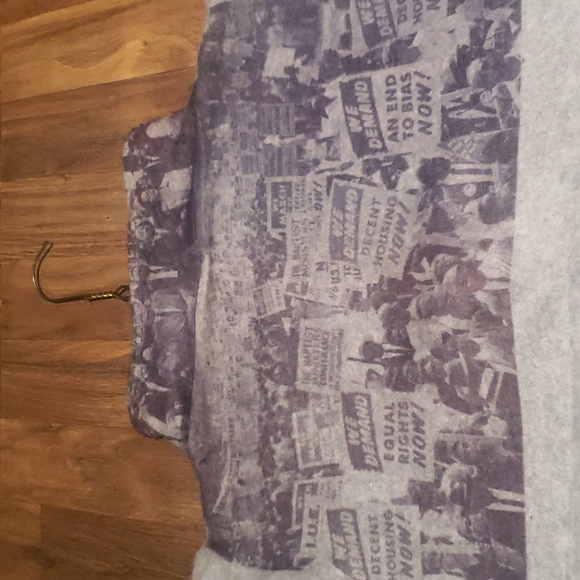 Custom 60's Civil Rights Movement Fleece Pullover - Picture 5 of 8